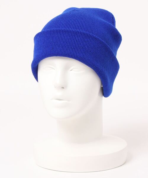 Anuenue（アヌエヌエ）の「カラフルニット帽（ニットキャップ/ビーニー・レディース・ライトブルー/ブラック/オレンジ/ブルー/モスグリーン/レッド/ダークブルー/ベビーピンク・FREE）」の5枚目の写真