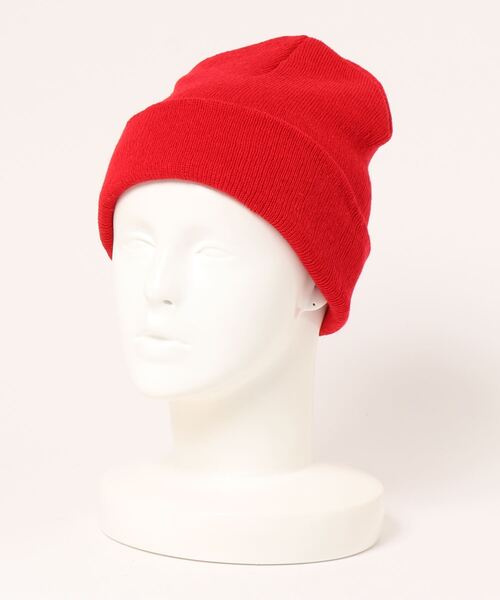 Anuenue（アヌエヌエ）の「カラフルニット帽（ニットキャップ/ビーニー・レディース・ライトブルー/ブラック/オレンジ/ブルー/モスグリーン/レッド/ダークブルー/ベビーピンク・FREE）」の17枚目の写真