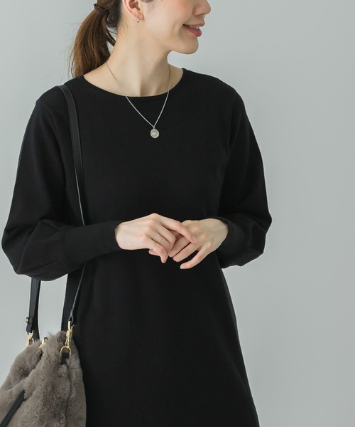 URBAN RESEARCH Sonny Label（アーバンリサーチサニーレーベル）の「マーメードフレアニットワンピース（ワンピース・レディース・ブラック/グレー/ベージュ系その他・FREE）」の13枚目の写真