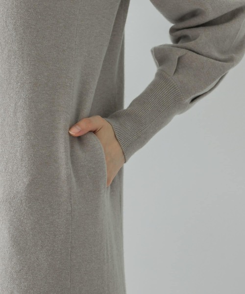 URBAN RESEARCH Sonny Label（アーバンリサーチサニーレーベル）の「マーメードフレアニットワンピース（ワンピース・レディース・ブラック/グレー/ベージュ系その他・FREE）」の6枚目の写真