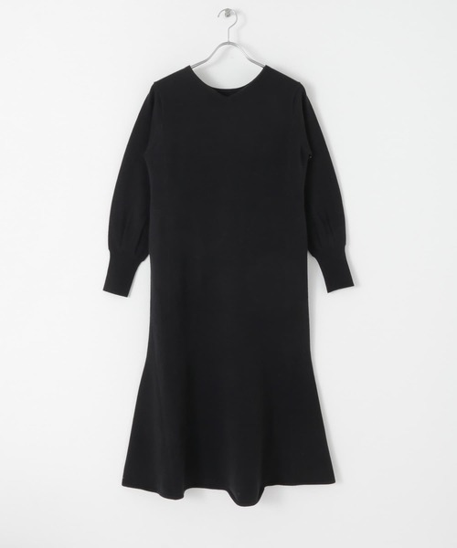 URBAN RESEARCH Sonny Label（アーバンリサーチサニーレーベル）の「マーメードフレアニットワンピース（ワンピース・レディース・ブラック/グレー/ベージュ系その他・FREE）」の10枚目の写真