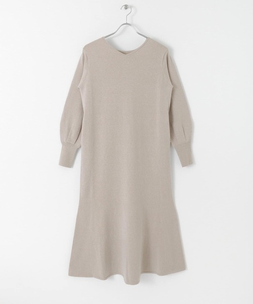 URBAN RESEARCH Sonny Label（アーバンリサーチサニーレーベル）の「マーメードフレアニットワンピース（ワンピース・レディース・ブラック/グレー/ベージュ系その他・FREE）」の11枚目の写真