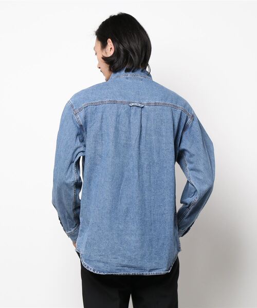 WESTBOY(ウエストボーイ)の「【WB ORIGINALS】Belted Denim Shirt WO21W4TP18(シャツ/ブラウス・メンズ・ブルー・M/L/XL)」の10枚目の写真