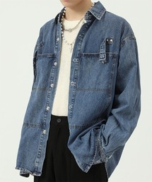 【WB ORIGINALS】Belted Denim Shirt WO21W4TP18