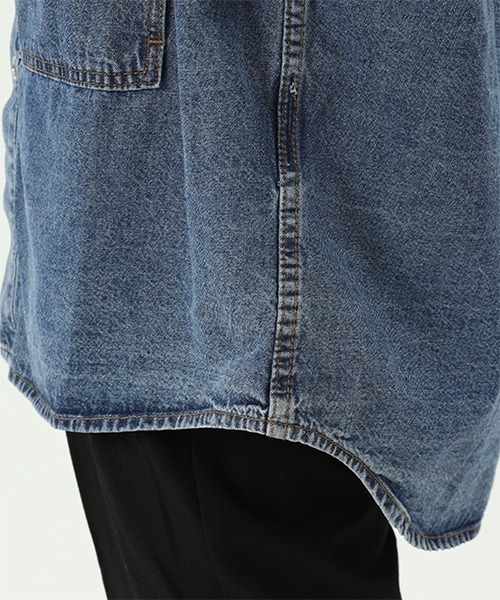 WESTBOY(ウエストボーイ)の「【WB ORIGINALS】Belted Denim Shirt WO21W4TP18(シャツ/ブラウス・メンズ・ブルー・M/L/XL)」の8枚目の写真