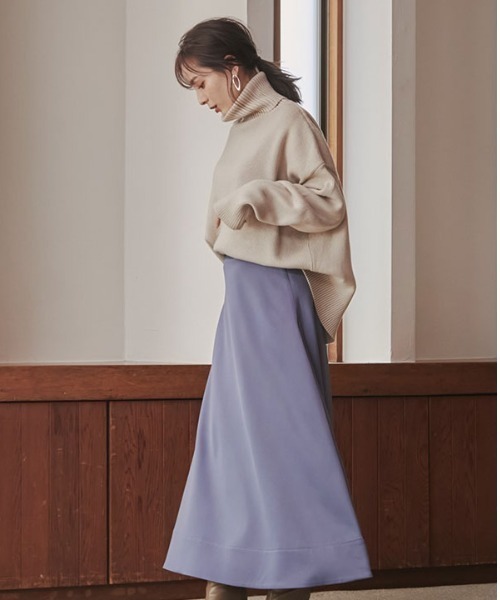 anuans(アニュアンス)の「タートルネックプルオーバー(ニット/セーター・レディース・アイボリー/ベージュ/ピンク/キャメル/ブラック・FREE)」の12枚目の写真