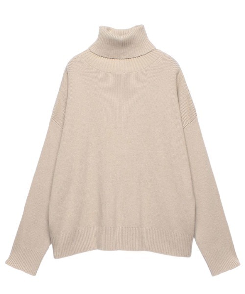 anuans(アニュアンス)の「タートルネックプルオーバー(ニット/セーター・レディース・アイボリー/ベージュ/ピンク/キャメル/ブラック・FREE)」の13枚目の写真