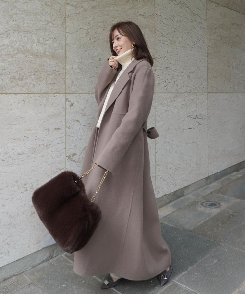 anuans(アニュアンス)の「タートルネックプルオーバー(ニット/セーター・レディース・アイボリー/ベージュ/ピンク/キャメル/ブラック・FREE)」の22枚目の写真