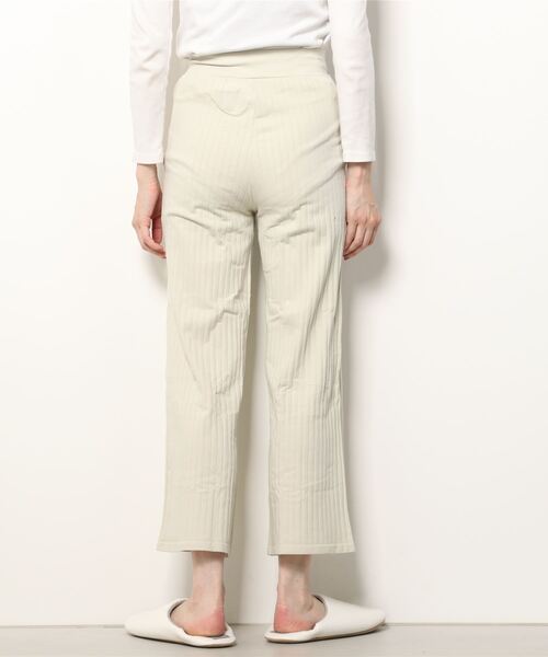 HANES（ヘインズ）の「Hanes/ヘインズ レディース ルームウェア ルームパンツ パジャマ 女性 ボトムス リブパンツ 無地（ルームウェア/パジャマ・レディース・ブラウン/グレー/ベージュ・LARGE/MEDIUM）」の5枚目の写真