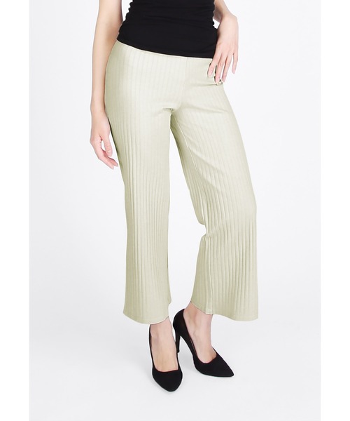 HANES（ヘインズ）の「Hanes/ヘインズ レディース ルームウェア ルームパンツ パジャマ 女性 ボトムス リブパンツ 無地（ルームウェア/パジャマ・レディース・ブラウン/グレー/ベージュ・LARGE/MEDIUM）」の6枚目の写真