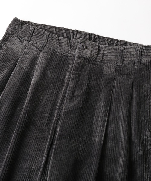 ZIP FIVE（ジップファイブ）の「【ZIP FIVE】 ドローコード内蔵 コーデュロイ ワイド タック パンツ（チノパンツ・メンズ・ブラック/ベージュ/ブラウン/グレー/カーキ/オレンジ/アイボリー/チャコール・MEDIUM/LARGE/X-LARGE）」の18枚目の写真