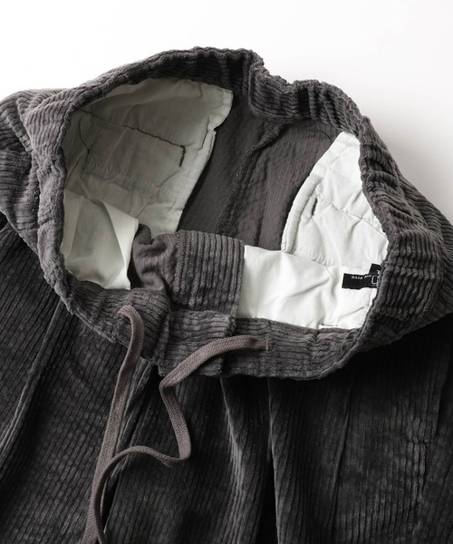 ZIP FIVE（ジップファイブ）の「【ZIP FIVE】 ドローコード内蔵 コーデュロイ ワイド タック パンツ（チノパンツ・メンズ・ブラック/ベージュ/ブラウン/グレー/カーキ/オレンジ/アイボリー/チャコール・MEDIUM/LARGE/X-LARGE）」の21枚目の写真