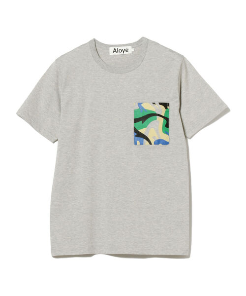 ALOYE（アロイ）の「ALOYE / Geometic Pattern Short Sleeve T-shirt（Tシャツ/カットソー・メンズ・ホワイト/グレー・MEDIUM/LARGE/XX-LARGE/X-LARGE）」の6枚目の写真