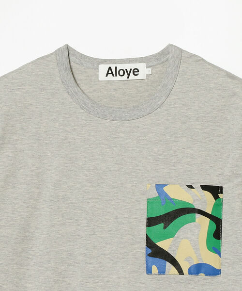 ALOYE（アロイ）の「ALOYE / Geometic Pattern Short Sleeve T-shirt（Tシャツ/カットソー・メンズ・ホワイト/グレー・MEDIUM/LARGE/XX-LARGE/X-LARGE）」の7枚目の写真