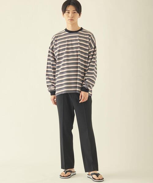 info. BEAUTY&YOUTH（インフォビューティアンドユース）の「【WEB限定】＜info. BEAUTY&YOUTH＞ツイル ストレートパンツ（スラックス・メンズ・ブラック/ダークグレー/ネイビー・M/XL/S/L）」の19枚目の写真