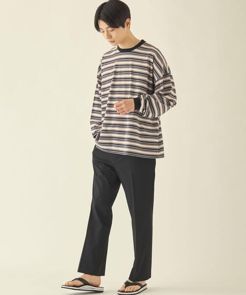 info. BEAUTY&YOUTH（インフォビューティアンドユース）の「【WEB限定】＜info. BEAUTY&YOUTH＞ツイル ストレートパンツ（スラックス・メンズ・ブラック/ダークグレー/ネイビー・M/XL/S/L）」の20枚目の写真