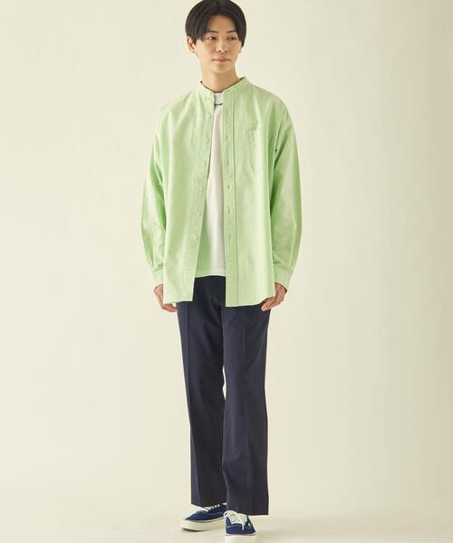 info. BEAUTY&YOUTH（インフォビューティアンドユース）の「【WEB限定】＜info. BEAUTY&YOUTH＞ツイル ストレートパンツ（スラックス・メンズ・ブラック/ダークグレー/ネイビー・M/XL/S/L）」の10枚目の写真