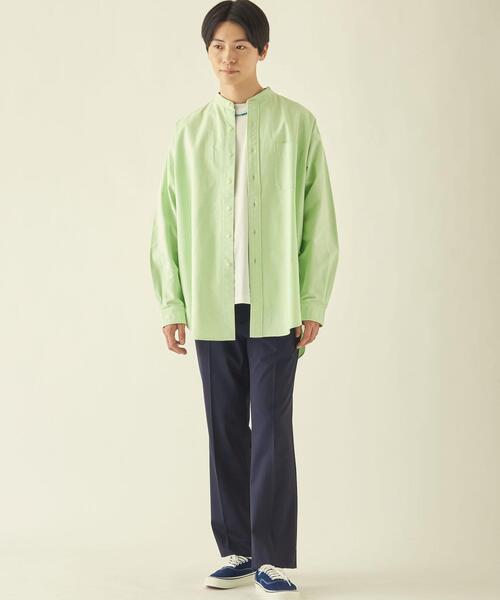 info. BEAUTY&YOUTH（インフォビューティアンドユース）の「【WEB限定】＜info. BEAUTY&YOUTH＞ツイル ストレートパンツ（スラックス・メンズ・ブラック/ダークグレー/ネイビー・M/XL/S/L）」の11枚目の写真