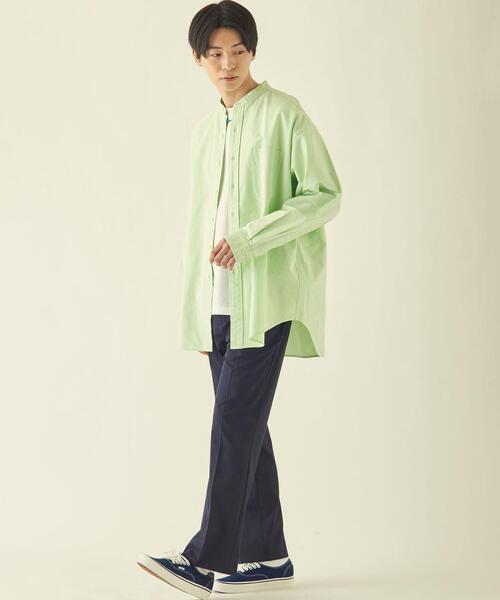 info. BEAUTY&YOUTH（インフォビューティアンドユース）の「【WEB限定】＜info. BEAUTY&YOUTH＞ツイル ストレートパンツ（スラックス・メンズ・ブラック/ダークグレー/ネイビー・M/XL/S/L）」の13枚目の写真