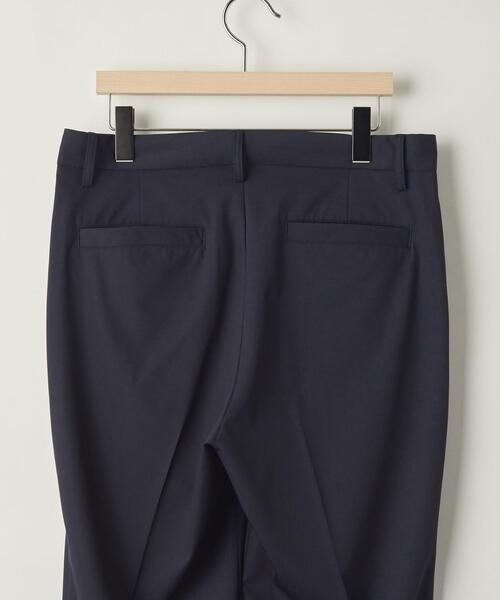 info. BEAUTY&YOUTH（インフォビューティアンドユース）の「【WEB限定】＜info. BEAUTY&YOUTH＞ツイル ストレートパンツ（スラックス・メンズ・ブラック/ダークグレー/ネイビー・M/XL/S/L）」の7枚目の写真