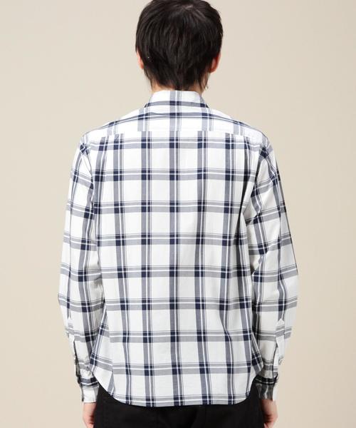 BEAUTY&YOUTH UNITED ARROWS（ビューティーアンドユースユナイテッドアローズ）の「BY インディゴチェックシャツ◆（シャツ/ブラウス・メンズ・ホワイト/ライトブルー/ネイビー・X-SMALL/X-LARGE/LARGE/SMALL/MEDIUM）」の14枚目の写真