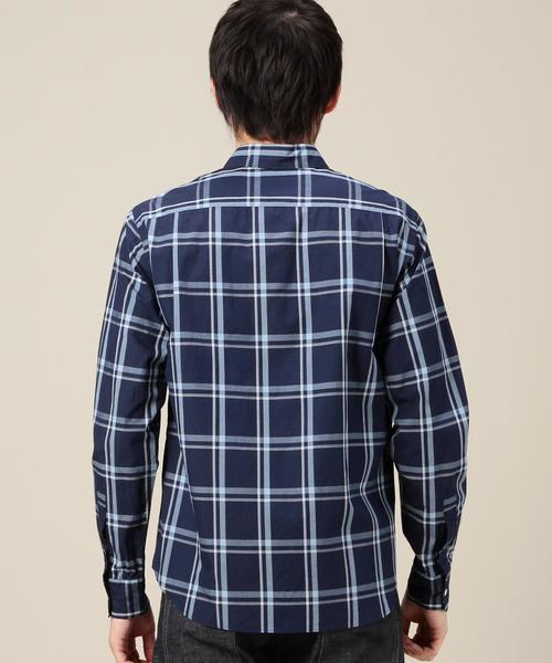 BEAUTY&YOUTH UNITED ARROWS（ビューティーアンドユースユナイテッドアローズ）の「BY インディゴチェックシャツ◆（シャツ/ブラウス・メンズ・ホワイト/ライトブルー/ネイビー・X-SMALL/X-LARGE/LARGE/SMALL/MEDIUM）」の12枚目の写真