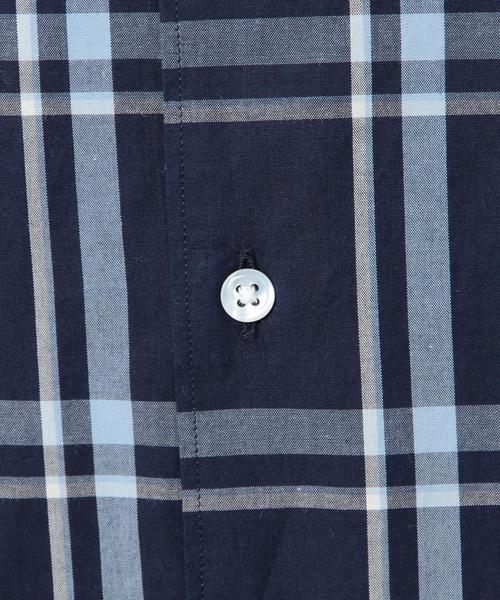 BEAUTY&YOUTH UNITED ARROWS（ビューティーアンドユースユナイテッドアローズ）の「BY インディゴチェックシャツ◆（シャツ/ブラウス・メンズ・ホワイト/ライトブルー/ネイビー・X-SMALL/X-LARGE/LARGE/SMALL/MEDIUM）」の15枚目の写真