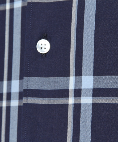 BEAUTY&YOUTH UNITED ARROWS（ビューティーアンドユースユナイテッドアローズ）の「BY インディゴチェックシャツ◆（シャツ/ブラウス・メンズ・ホワイト/ライトブルー/ネイビー・X-SMALL/X-LARGE/LARGE/SMALL/MEDIUM）」の16枚目の写真