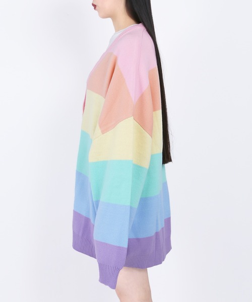 WC(ダブル シー)の「レインボーニットカーデ(カーディガン/ボレロ・レディース・レインボー/その他・FREE)」の8枚目の写真