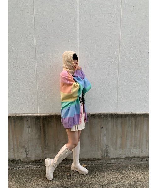 WC(ダブル シー)の「レインボーニットカーデ(カーディガン/ボレロ・レディース・レインボー/その他・FREE)」の15枚目の写真