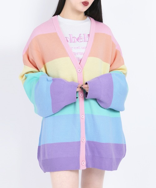 WC(ダブル シー)の「レインボーニットカーデ(カーディガン/ボレロ・レディース・レインボー/その他・FREE)」の16枚目の写真