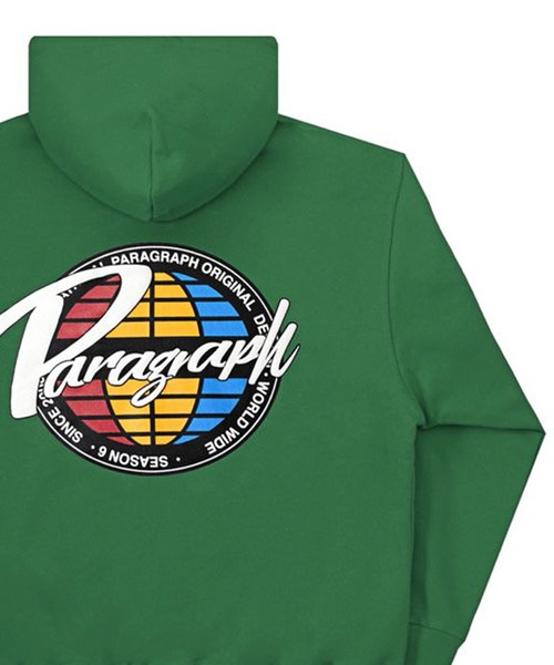 Paragraph（パラグラフ）の「【PARAGRAPH/パラグラフ】スリーカラーグローブフーディー /  THREE-COLOR GLOBE HOOD NO.3（パーカー・メンズ・ブラック/ネイビー/ブラウン/グリーン/オートミール/レッド/パープル・FREE）」の4枚目の写真