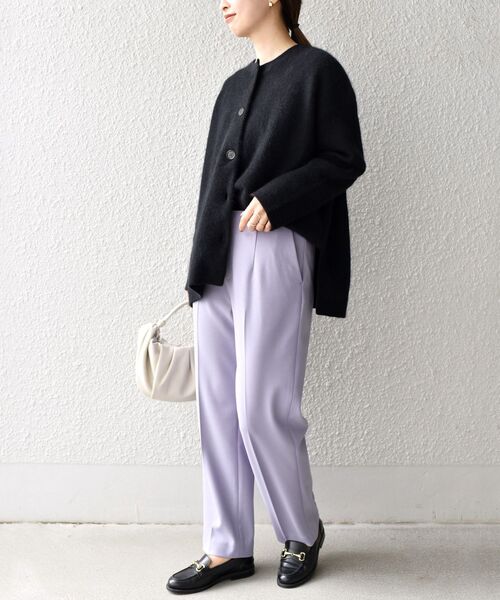 SHIPS(シップス)の「〈手洗い可能〉サテンゴムテーパードパンツ◇(その他パンツ・レディース・ブラック/ベージュ/ラベンダー/ピンク系・40/38/36)」の15枚目の写真