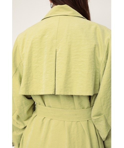 SLY(スライ)の「OVER LONG TRENCH コート オーバーロング トレンチコート(トレンチコート・レディース・ライトグリーン/ピンク/ベージュ/アイボリー・2/1)」の20枚目の写真