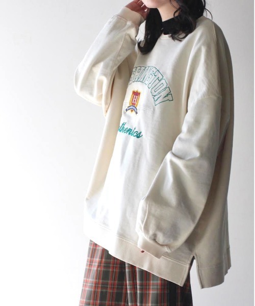 Sebo様♥️隊180♡ネイビー ビンテージ加工スウェット