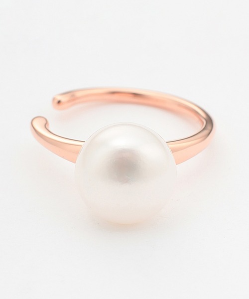 ESTELLE（エステール）の「6月誕生石 シルバー 淡水パール イヤーカフ ESTELLE/エステール（イヤーカフ・レディース・ピンク・-）」の3枚目の写真