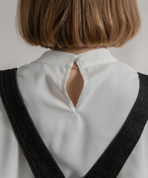 Ezick（エジック）の「スソラウンドロングTシャツブラウス（シャツ/ブラウス・レディース・オフホワイト・FREE）」の7枚目の写真