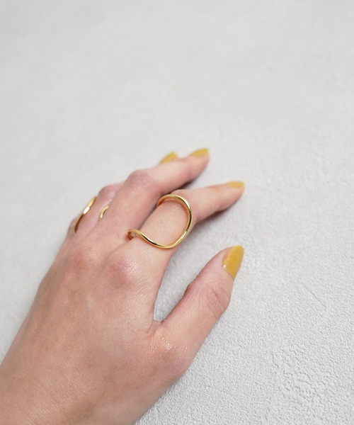 BYOKA（ビョーカ）の「【BYOKA / ビョーカ】G.WILLOW RING / リング（リング・レディース・ゴールド・S/M）」の6枚目の写真