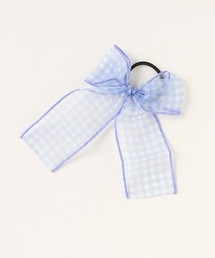 LOVETOXIC | シアーチェックリボンヘアポニー(その他ヘアアクセサリー)