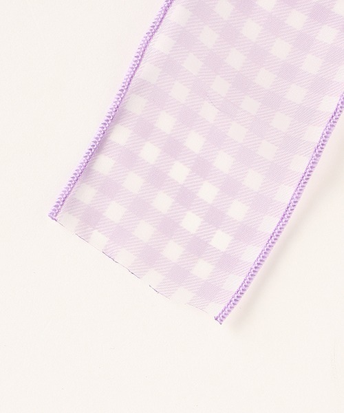 LOVETOXIC（ラブトキシック）の「シアーチェックリボンヘアポニー（その他ヘアアクセサリー・キッズ・ラベンダー/サックスブルー/ブラック・FREE）」の6枚目の写真