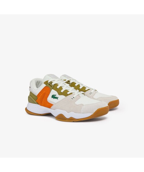 LACOSTE(ラコステ)の「メンズ T-POINT 0722 3(スニーカー・メンズ・オフホワイト・25.5cm/26.5cm/28.5cm/25.0cm/26.0cm/27.0cm/28.0cm)」の2枚目の写真