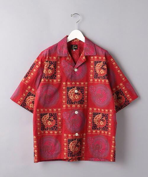 Needles(ニードルス)の「<NEEDLES(ニードルズ)> バティック カバナ シャツ■■■(シャツ/ブラウス・メンズ・レッド・M/S)」の1枚目の写真