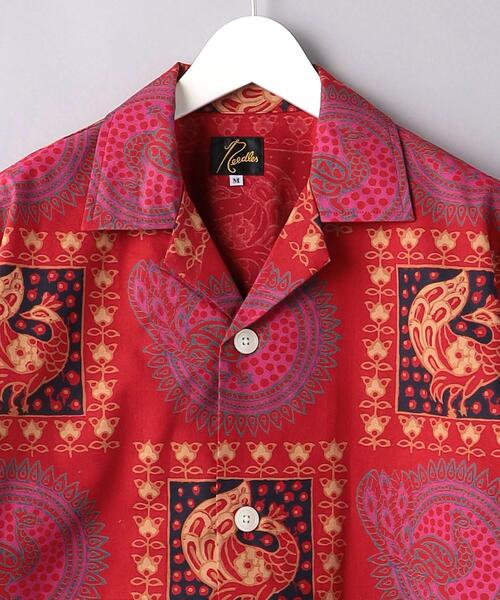 Needles(ニードルス)の「<NEEDLES(ニードルズ)> バティック カバナ シャツ■■■(シャツ/ブラウス・メンズ・レッド・M/S)」の3枚目の写真