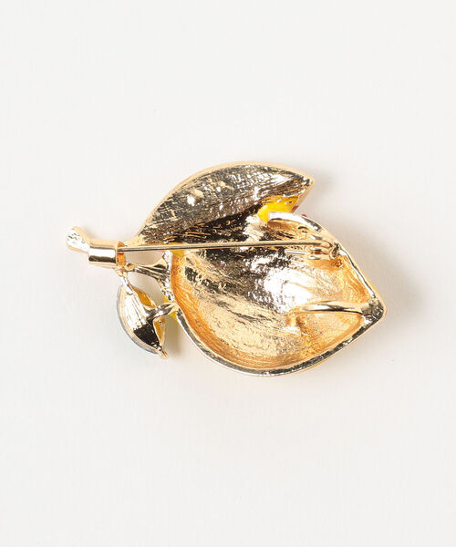 Ray BEAMS（レイビームス）の「guriguri / レモン ブローチ（ブローチ/コサージュ・レディース・イエロー・ONE SIZE）」の2枚目の写真