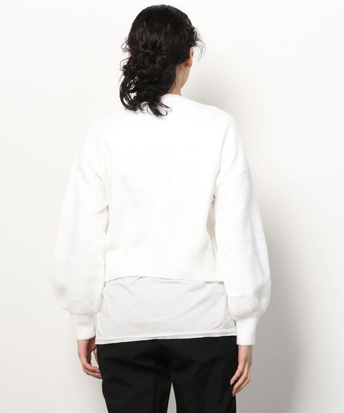 Guess（ゲス）の「Maddie Cropped Cardigan（カーディガン/ボレロ・レディース・ホワイト/ライトグリーン/ピンク・SMALL/MEDIUM/X-SMALL）」の8枚目の写真