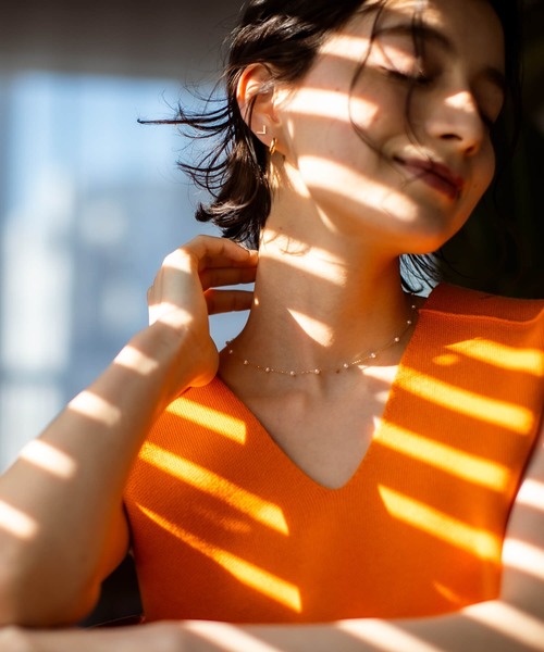 JUICY ROCK(ジューシーロック)の「K10YG 淡水パールステーションネックレス(ネックレス・レディース・ゴールド・ONE SIZE)」の8枚目の写真