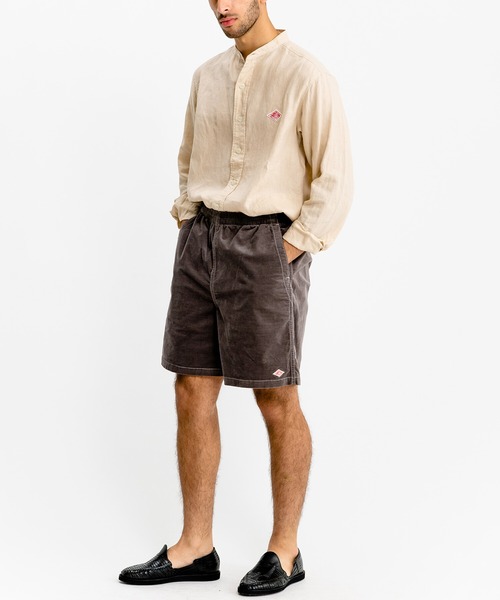 DANTON（ダントン）の「DANTON | フランダースリネン バンドカラーシャツ MEN（シャツ/ブラウス・メンズ・ネイビー/ホワイト/ベージュ・42/40）」の18枚目の写真