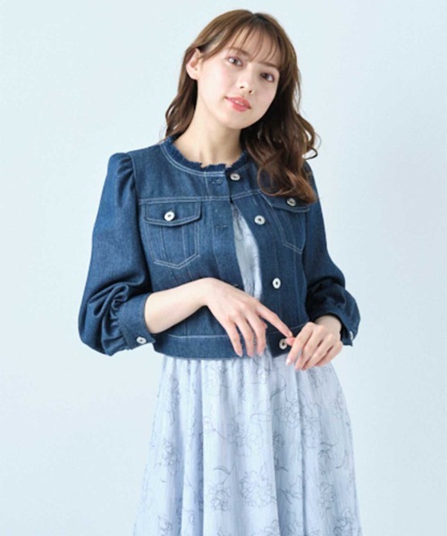 WILLSELECTION（ウィルセレクション）の「Gジャン（ブルゾン・レディース・ブルー/ネイビー・MEDIUM）」の2枚目の写真