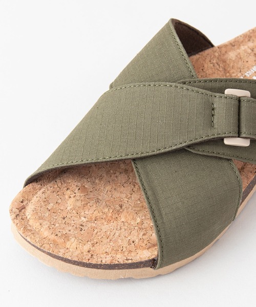 EDWIN（エドウィン）の「【EDWIN/エドウィン】リップストップ　クロスベルトサンダル　ワンポイントブランドロゴ（サンダル・メンズ・ブラック/カーキ/ベージュ/マスタード・25cm/27cm/28cm/26cm）」の13枚目の写真