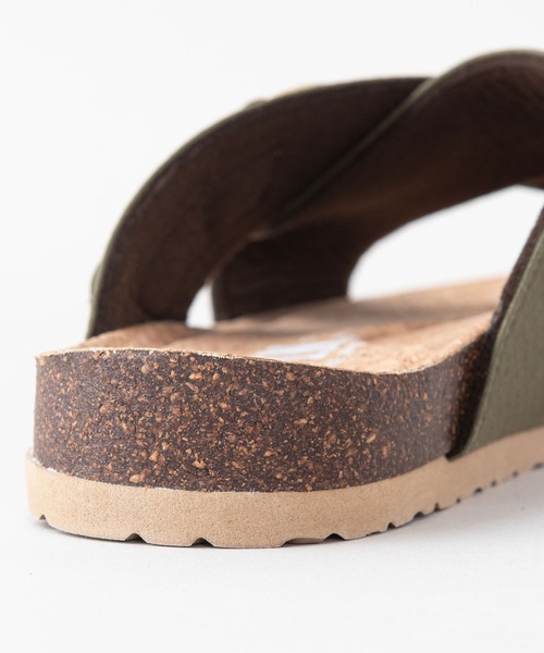 EDWIN（エドウィン）の「【EDWIN/エドウィン】リップストップ　クロスベルトサンダル　ワンポイントブランドロゴ（サンダル・メンズ・ブラック/カーキ/ベージュ/マスタード・25cm/27cm/28cm/26cm）」の9枚目の写真